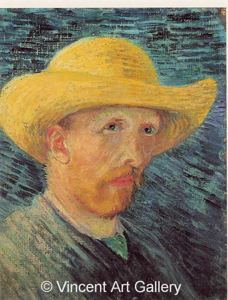 JH1302, Self-Portrait with Straw Hat
